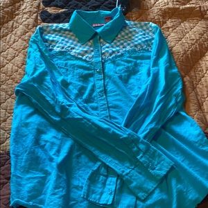 Blue rodeo shirt